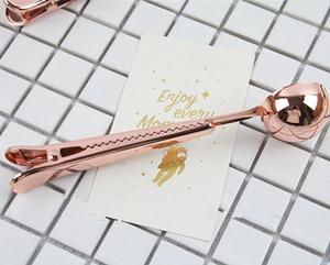 Stainless Steel Coffee Scoop with Clip - Simple & Stylish - The Topaz Atelier