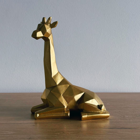 glam giraffe gold
