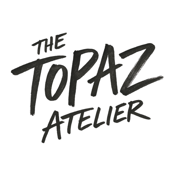 The Topaz Atelier Logo charcoal