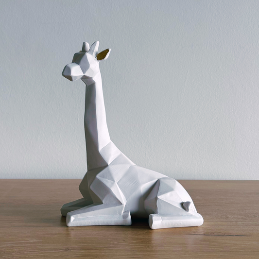 glam giraffe white